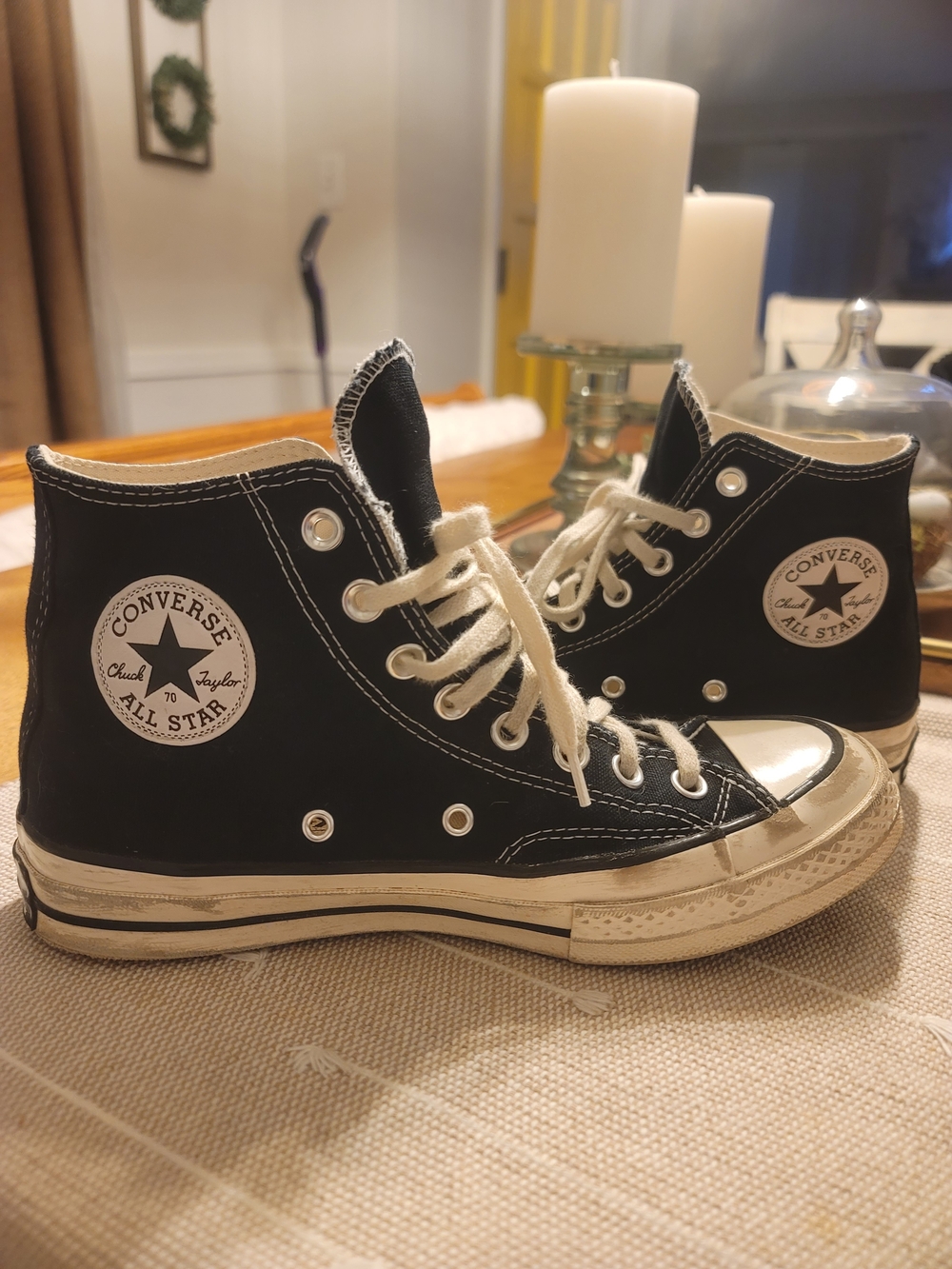 Converse Chuck Taylor 70 All Star High Top Sneakers - Black Sz 8.5 Women (6.5M)